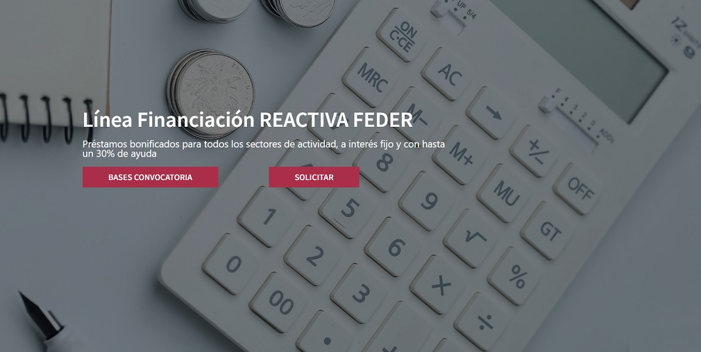 Línea de Financiación Bonificada IVF - REACTIVA FEDER: Plazo ampliado